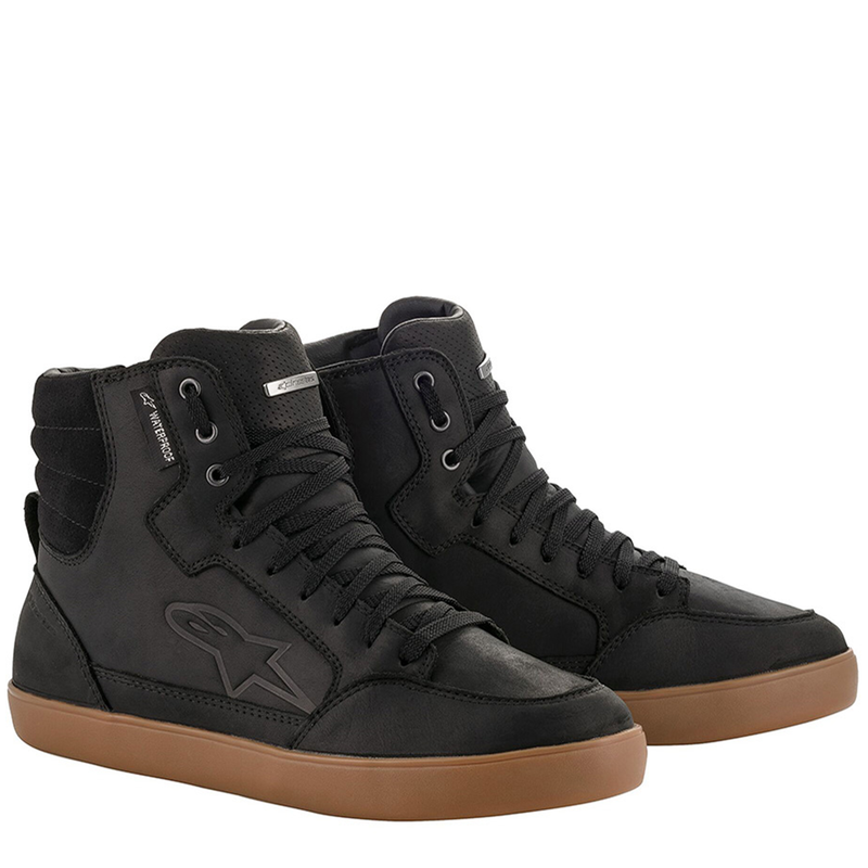 Alpinestars J-6 Motorcycle Motorbike Boots Waterproof  Black Gum