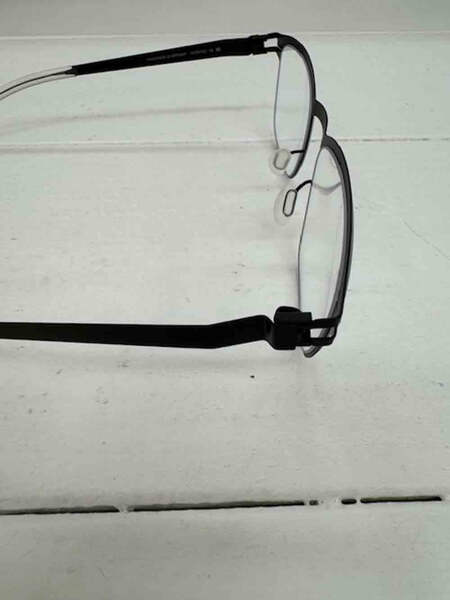 Lunettes De Vue Mykita Theodore - Monture Storm Grey 54/21 - Métal Rectangulaire - Verres Démo