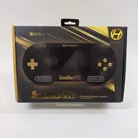 HyperKin SupaBoy Black/Gold Portable Pocket Console For SNES | eBay