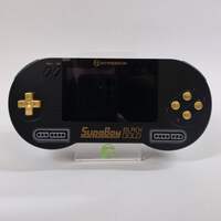 HyperKin SupaBoy Black/Gold Portable Pocket Console For SNES | eBay