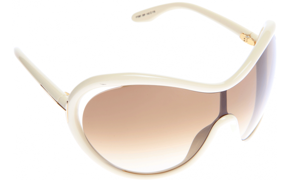 Tom Ford Grant Sunglasses FT0267 25F White Women's Ivory Oversize