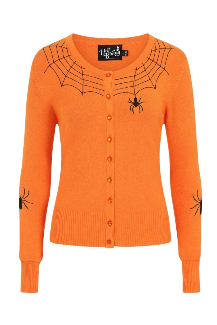 トップス PERVERZE Archive Knit Cardigan Orange PERVERZE Archive Knit Cardigan / Orange