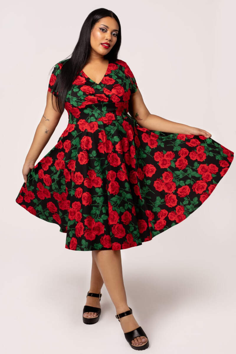 ワンピース Apolina Flora Dress - 50's Floral 5-7y Apolina Flora Dress - 50's Floral 5-7y