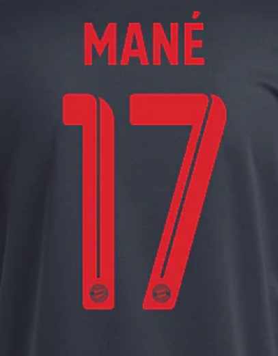 MANÉ #17 Bayern Munich Third Away Jersey 2022/23