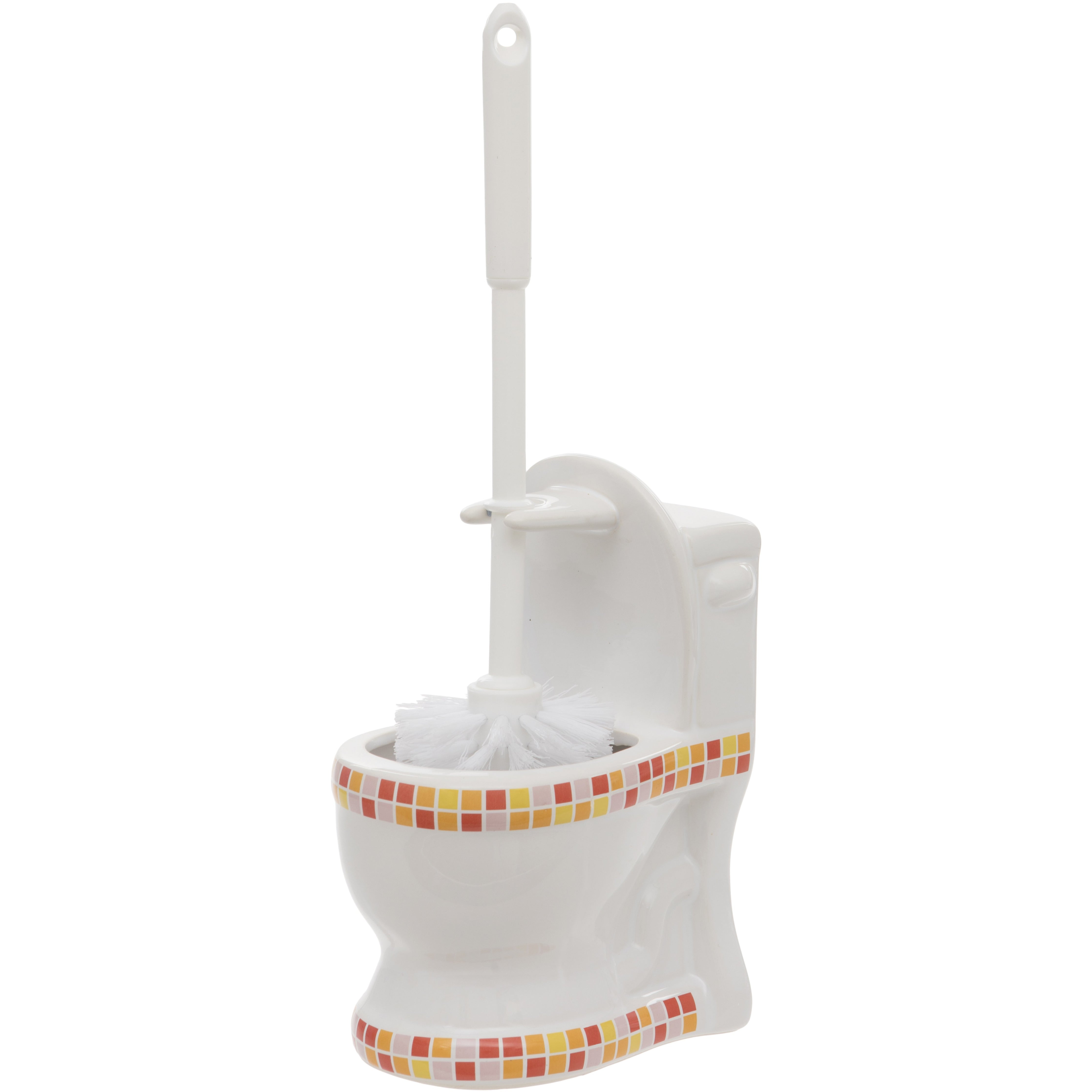 mosaic toilet brush holder