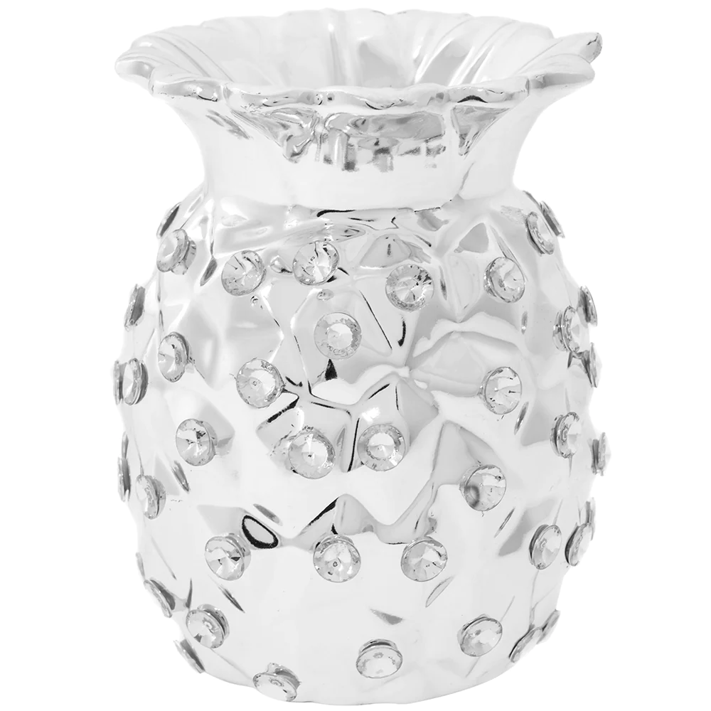 The Leonardo Collection White Diamante Pineapple Tealight