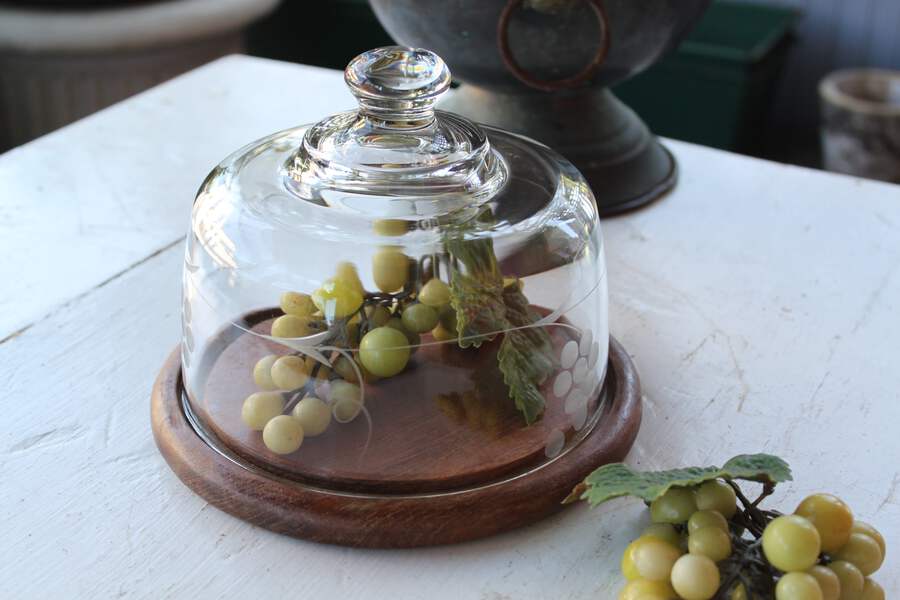 Etched Glass Domed Kitchen Board Ebay