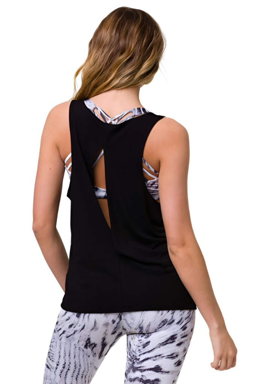 Onzie Flow Yoga Slit Back Tank Top 3771 more colors! - Picture 2 of 5