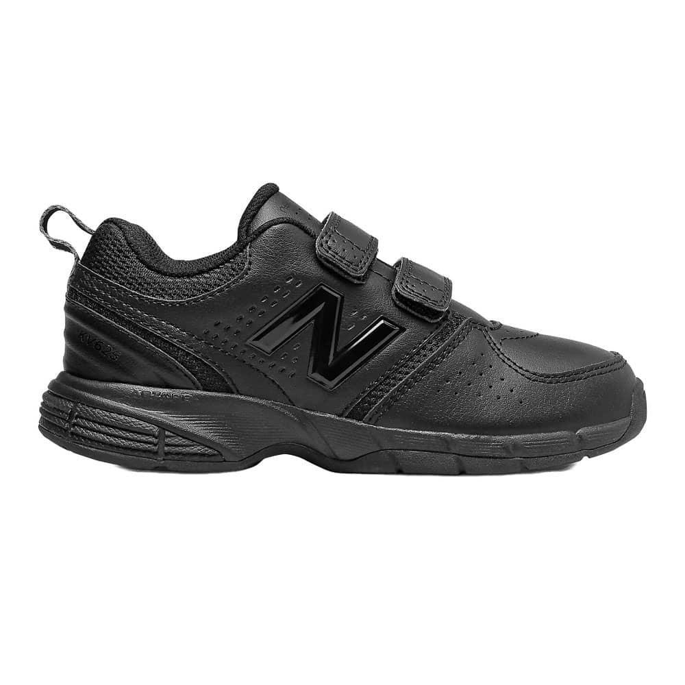 new balance black leather school shoes
