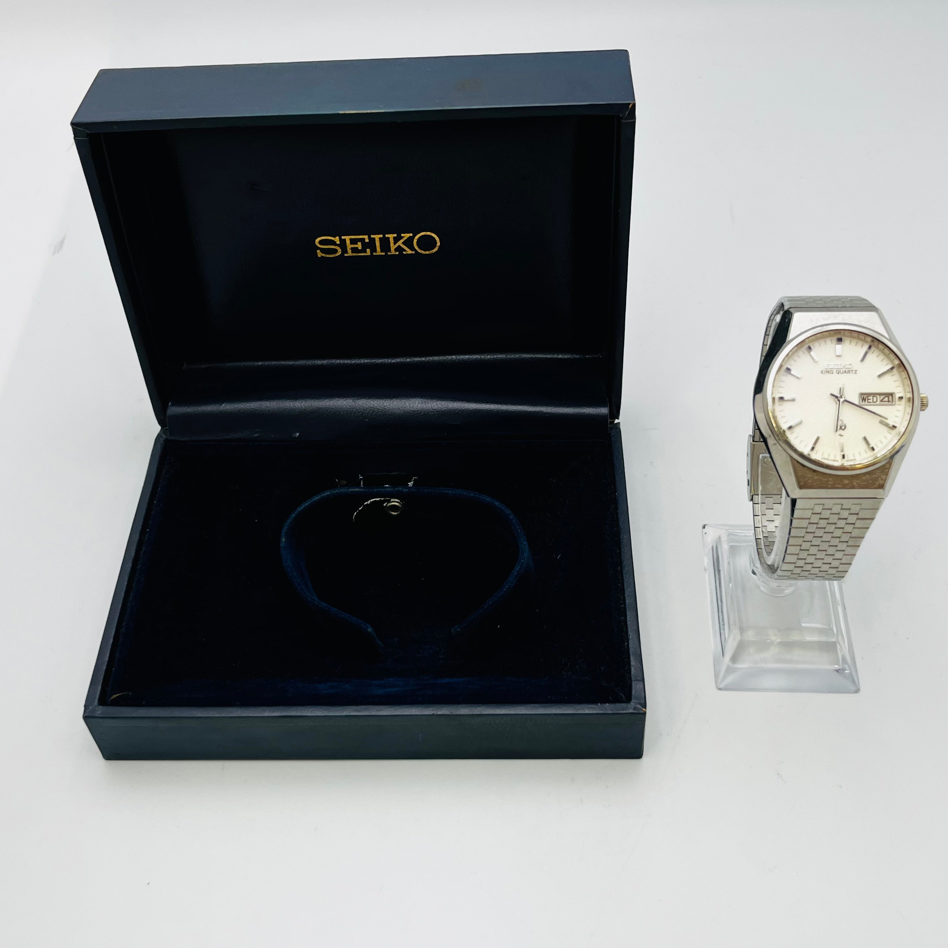 1976 Seiko King Quartz 0852-8025 Dress Watch, w/Original KQ