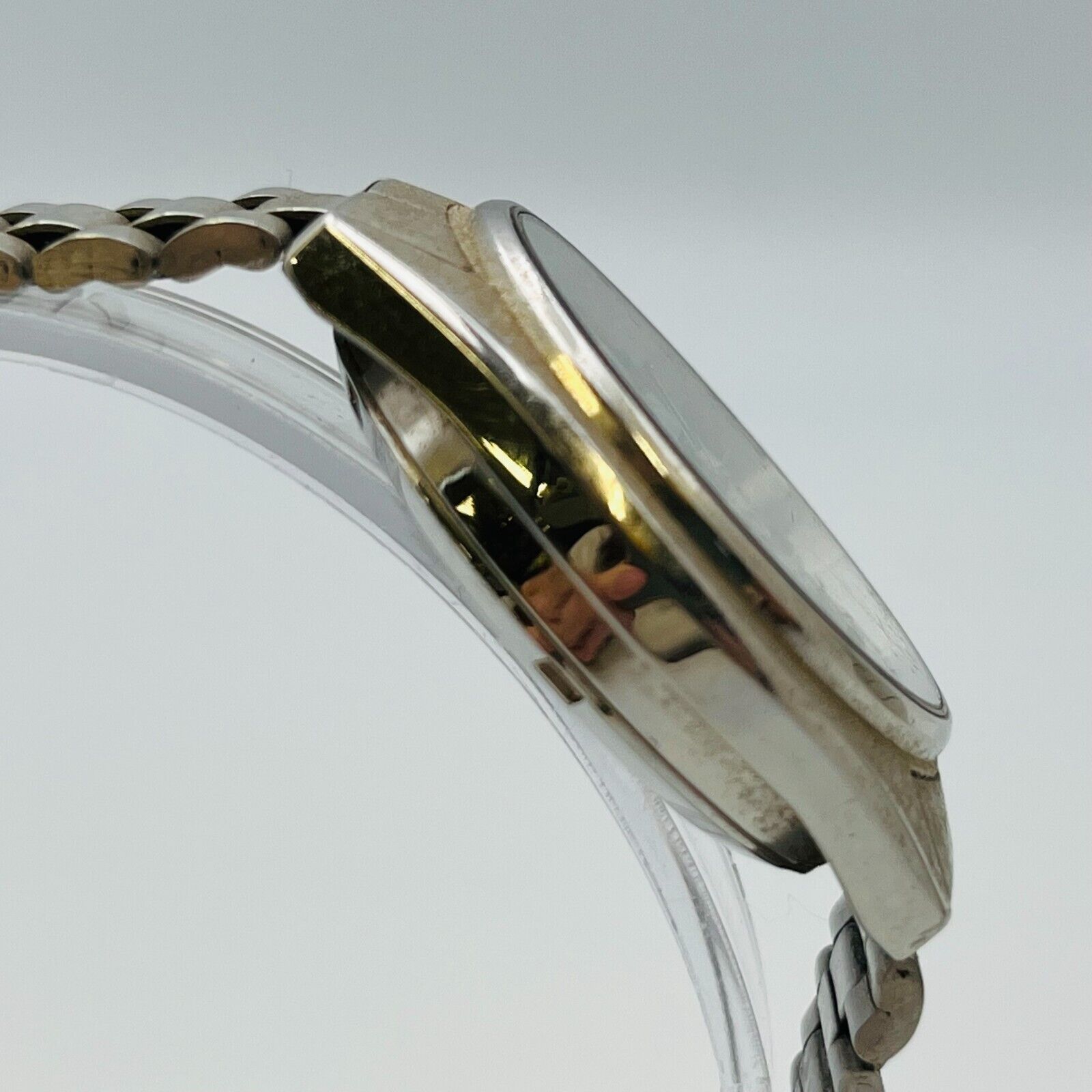 EXC+5] Seiko 5 7S26-0500 Gold Silver Day Date Automatic