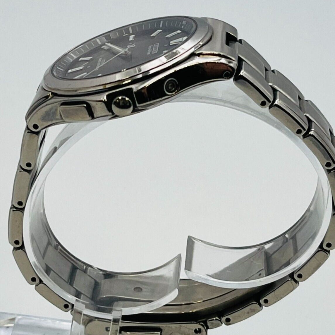 Citizen Attesa Titanium H110-T011331 Date Eco Drive Black Dial