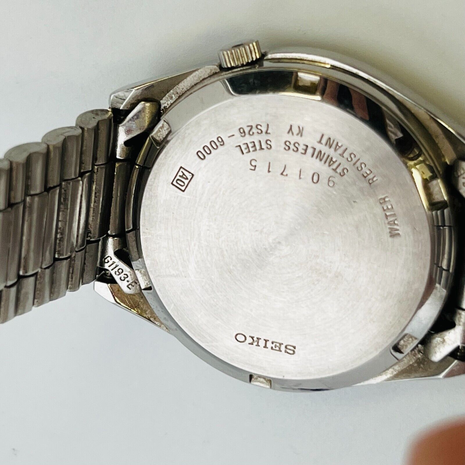 EXC+5] Seiko 5 7S26-0500 Gold Silver Day Date Automatic