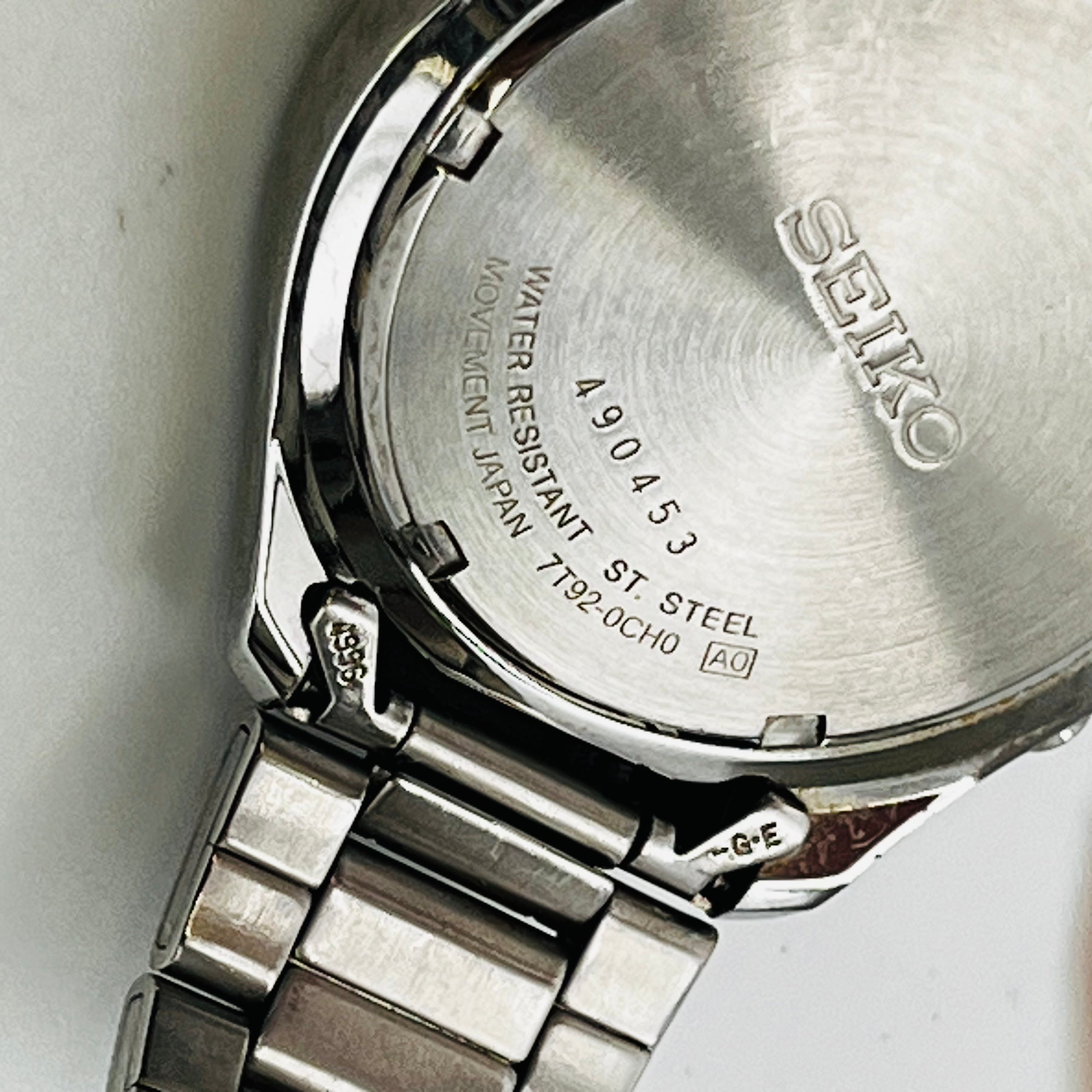 cha 　SEIKO 腕時計 18K 5E30-6A30/093578 セイコー ドルチェ 8J41-6060 18K QZ シャンパン文字盤 AB