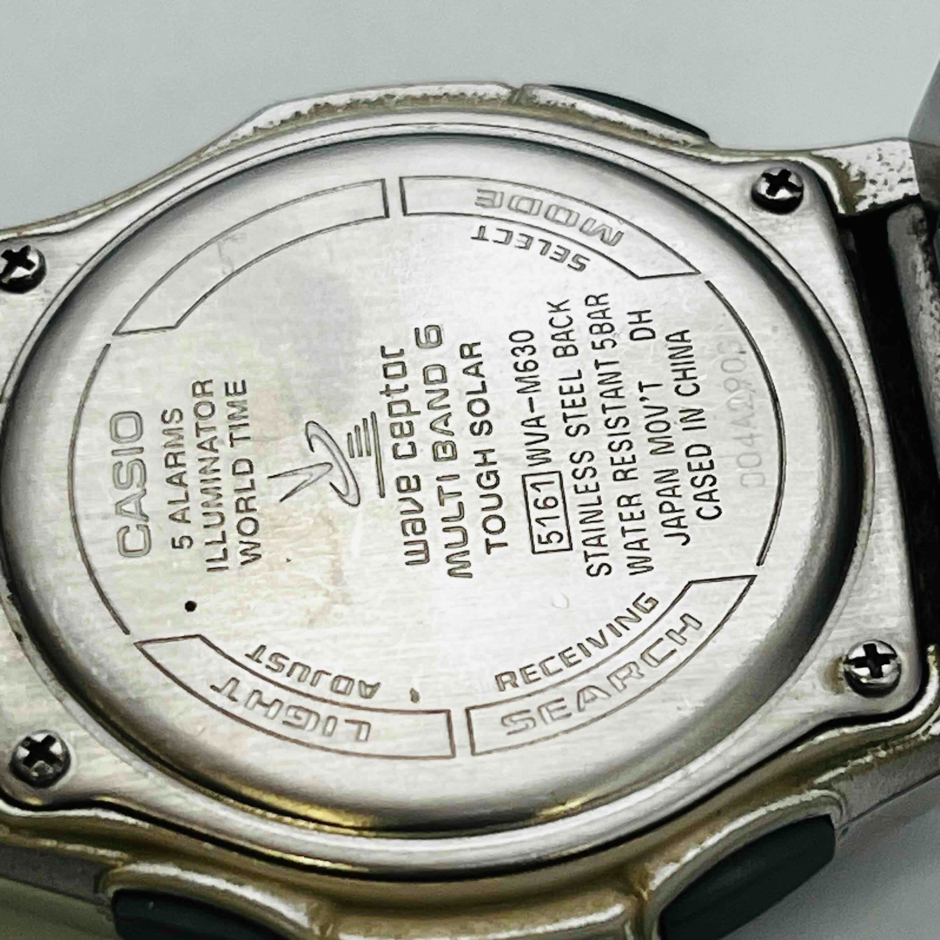 CASIO Wave Ceptor WVA-M630 Radio Solar WVA-M630D Men's Wristwatch