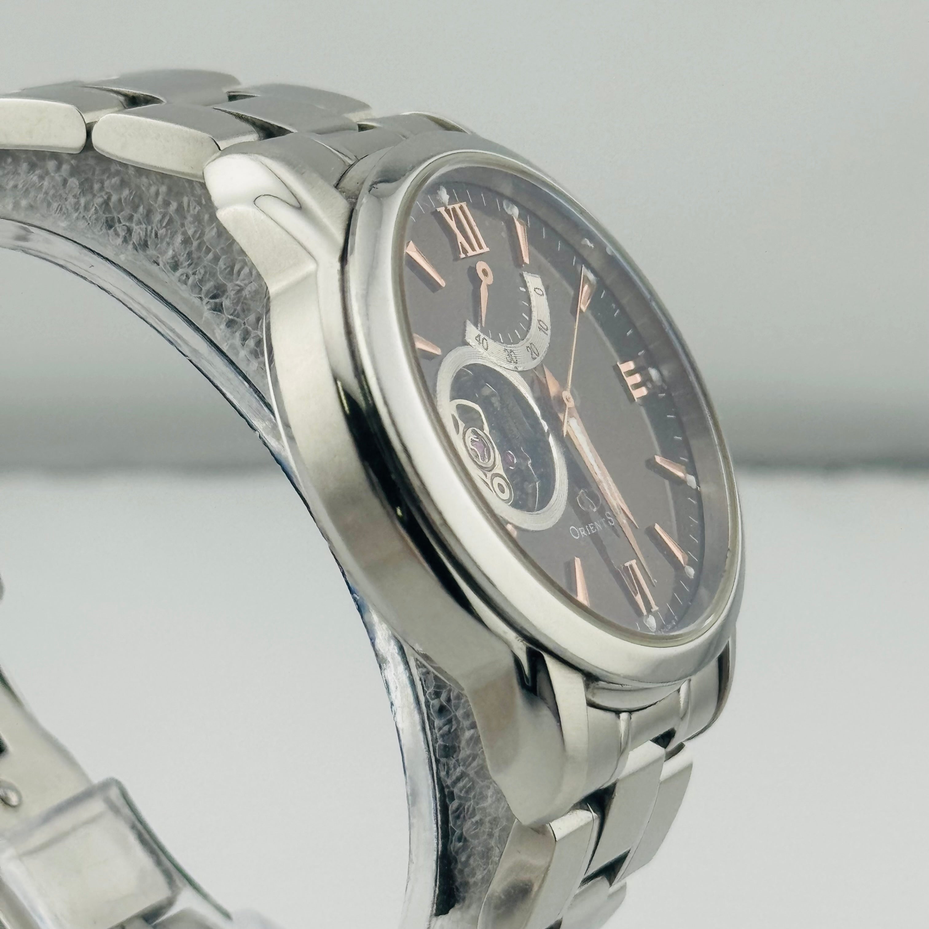 格安saleスタ Orient Star 37.5 Heart Open Brown DA02-C0-B Watch Automatic その他