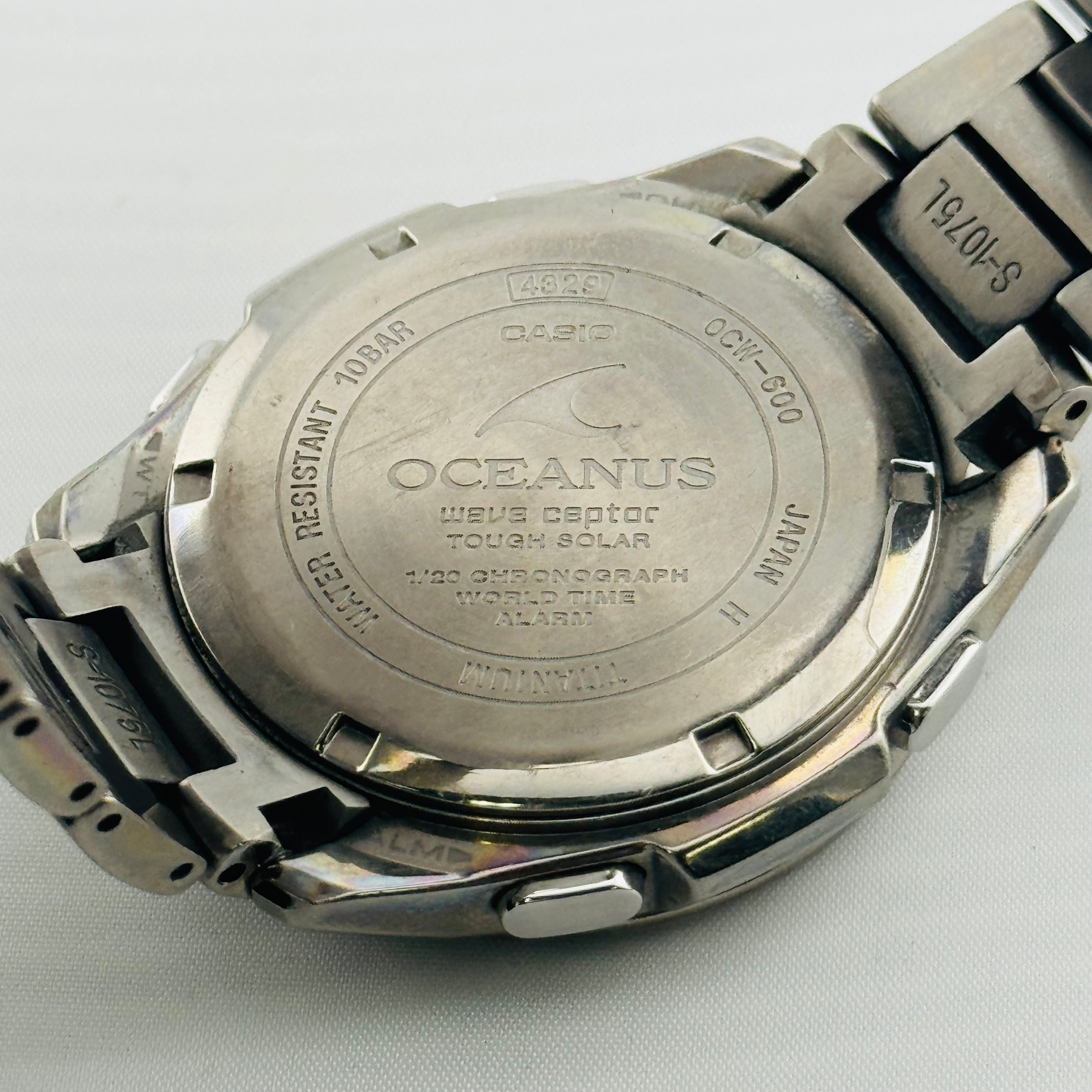 時計 OCEANUS CASIO ocw600 CASIO OCEANUS OCW-600 CASIO wristwatch radio solar 39.5mm | eBay