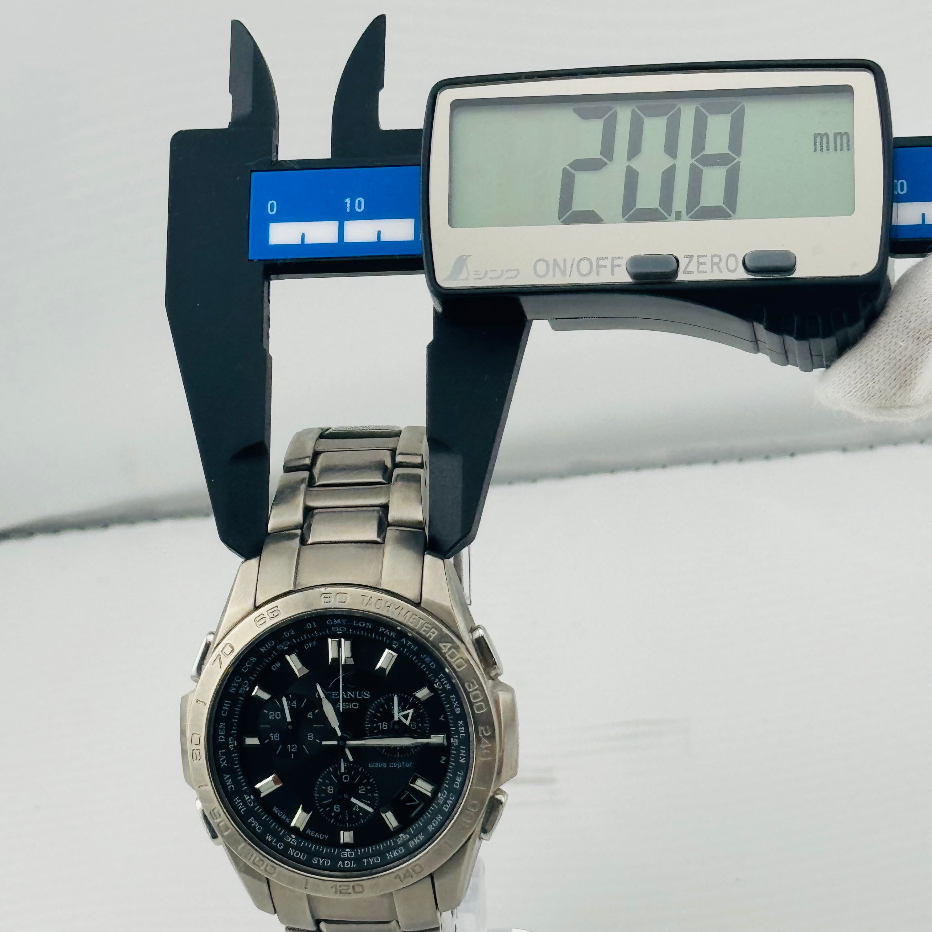 CASIO OCEANUS OCW-600 CASIO wristwatch radio solar 39.5mm | eBay