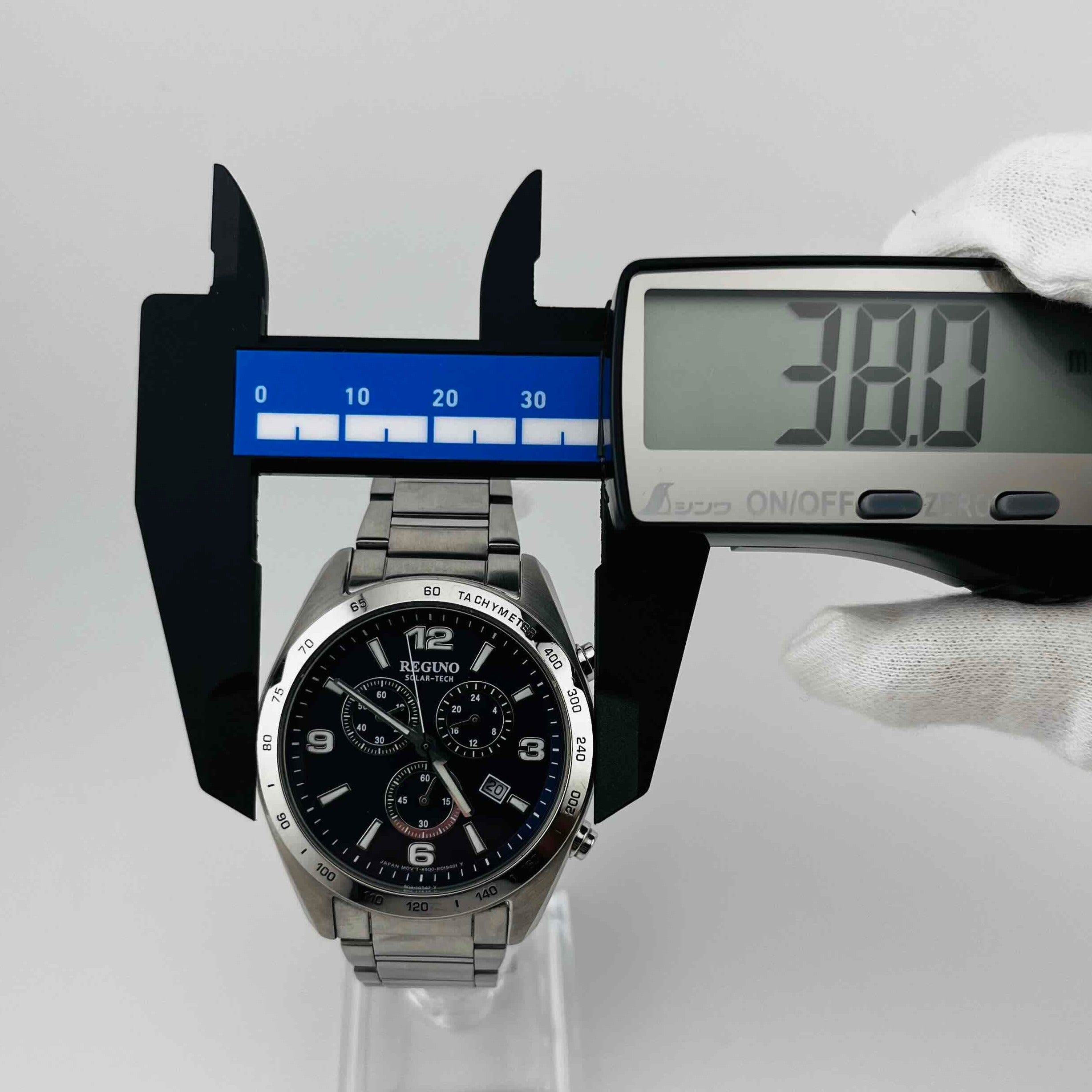CITIZEN REGUNO Chronograph Solar tech H500-R006282 Navy Dial