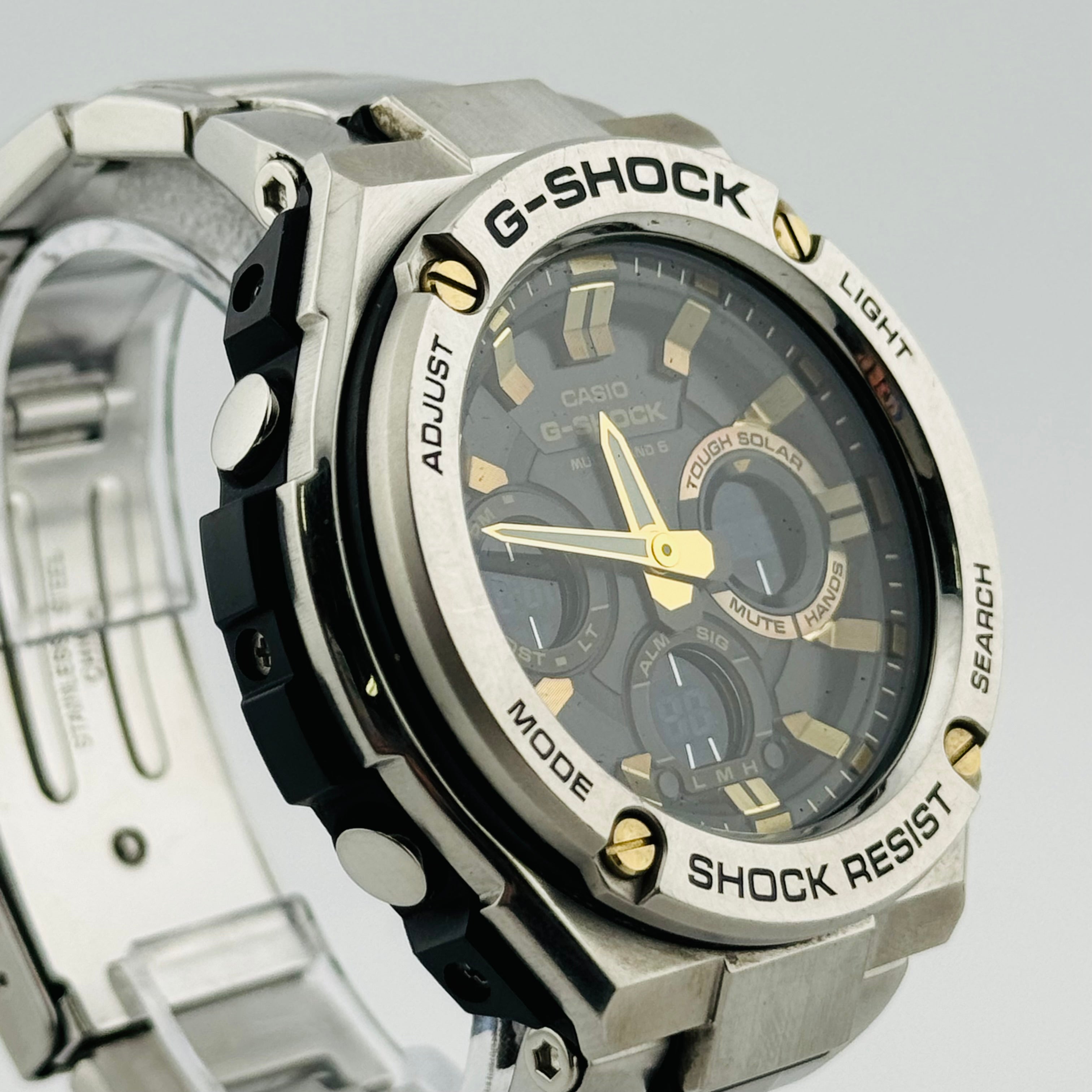 Casio G-Shock GST-W110D G-STEEL Radio Solar 44.1mm | eBay