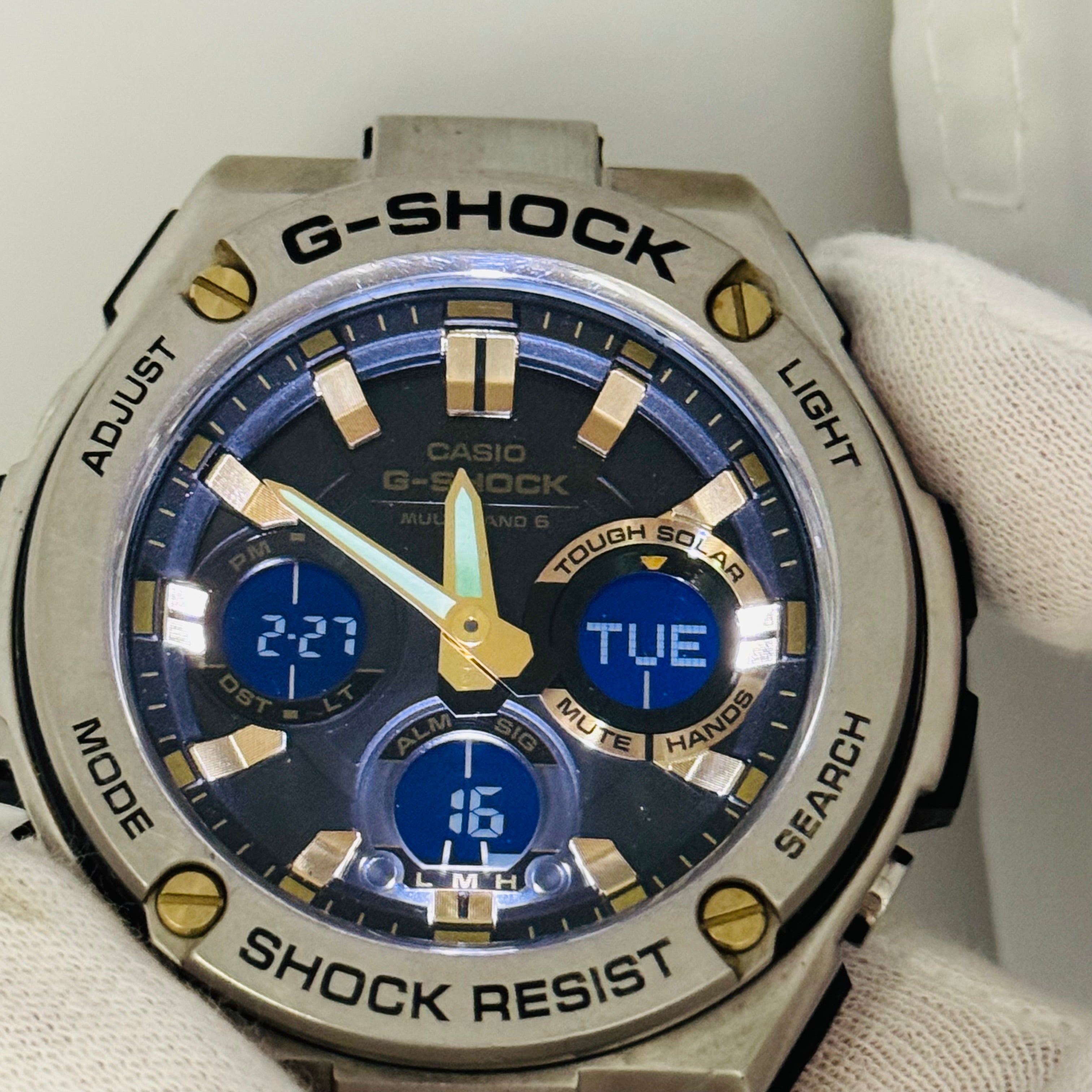 Casio G-Shock GST-W110D G-STEEL Radio Solar 44.1mm | eBay