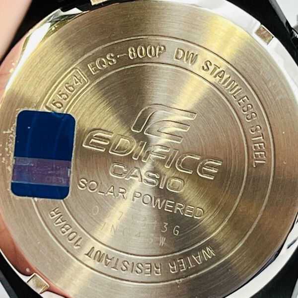 Casio Edifice EQS-800P solar chronograph 1men