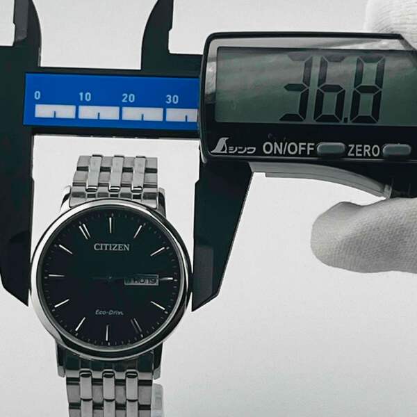 Eco-Drive Wrist Watch Stainless Steel Bracelet 36.8mm Analog Eco-Drive Weekender Sport Casual Stainless Steel Bracelet  main image 4