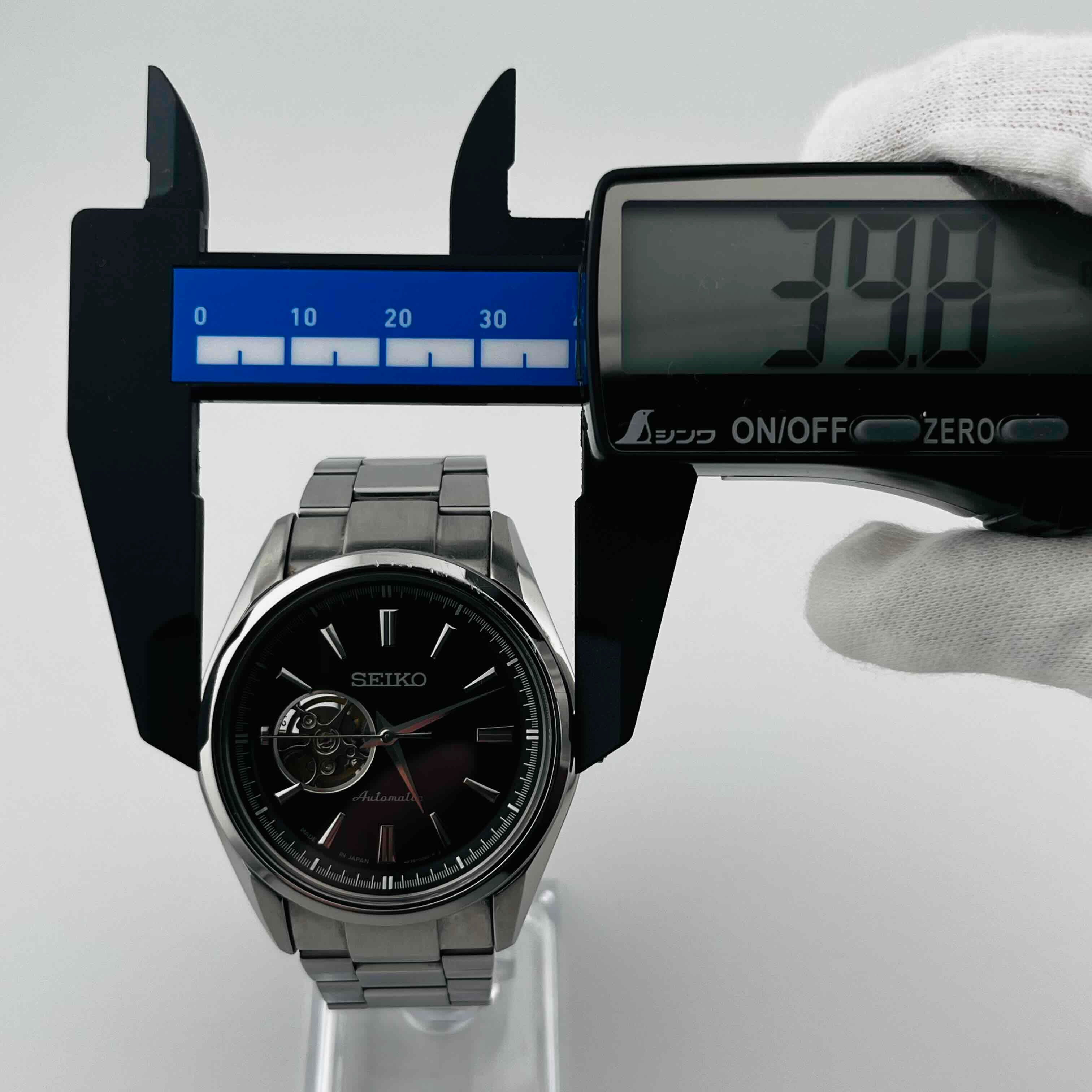 SEIKO Presage Mechanical 4R38-00S0 Automatic Black Dial Men's
