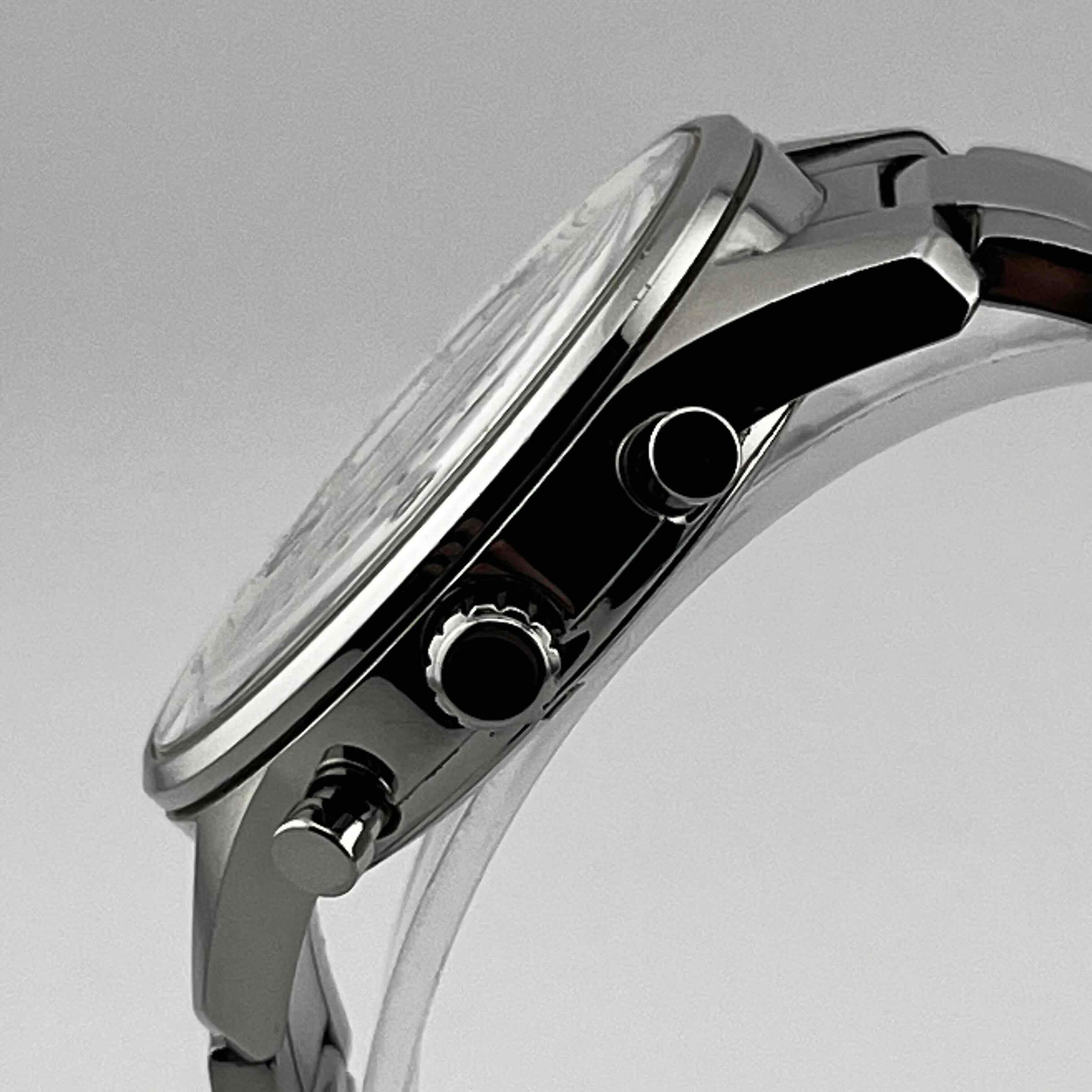 CITIZEN H500-S111064 Eco Drive Dial White Silver Black Color Link