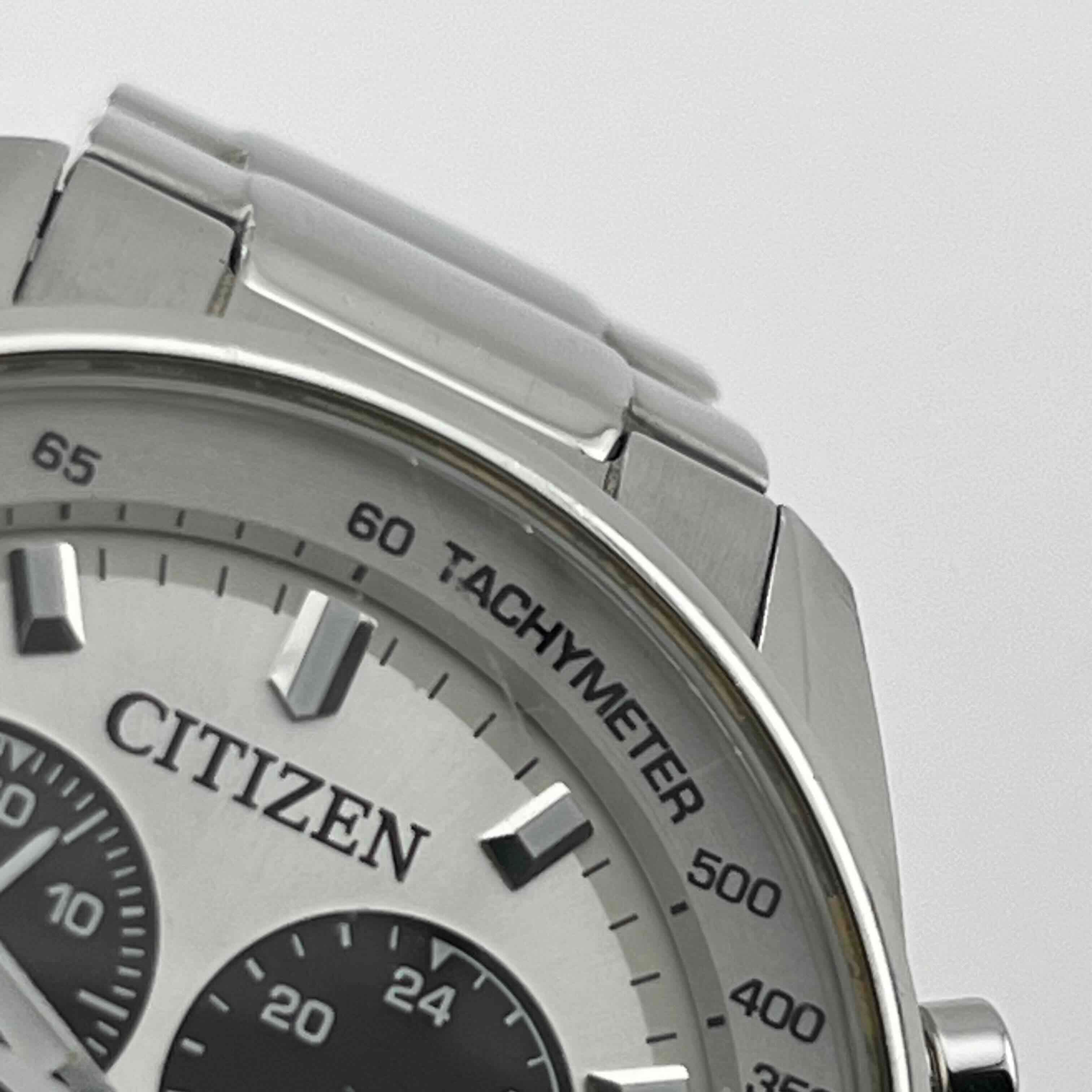 CITIZEN H500-S111064 Eco Drive Dial White Silver Black Color