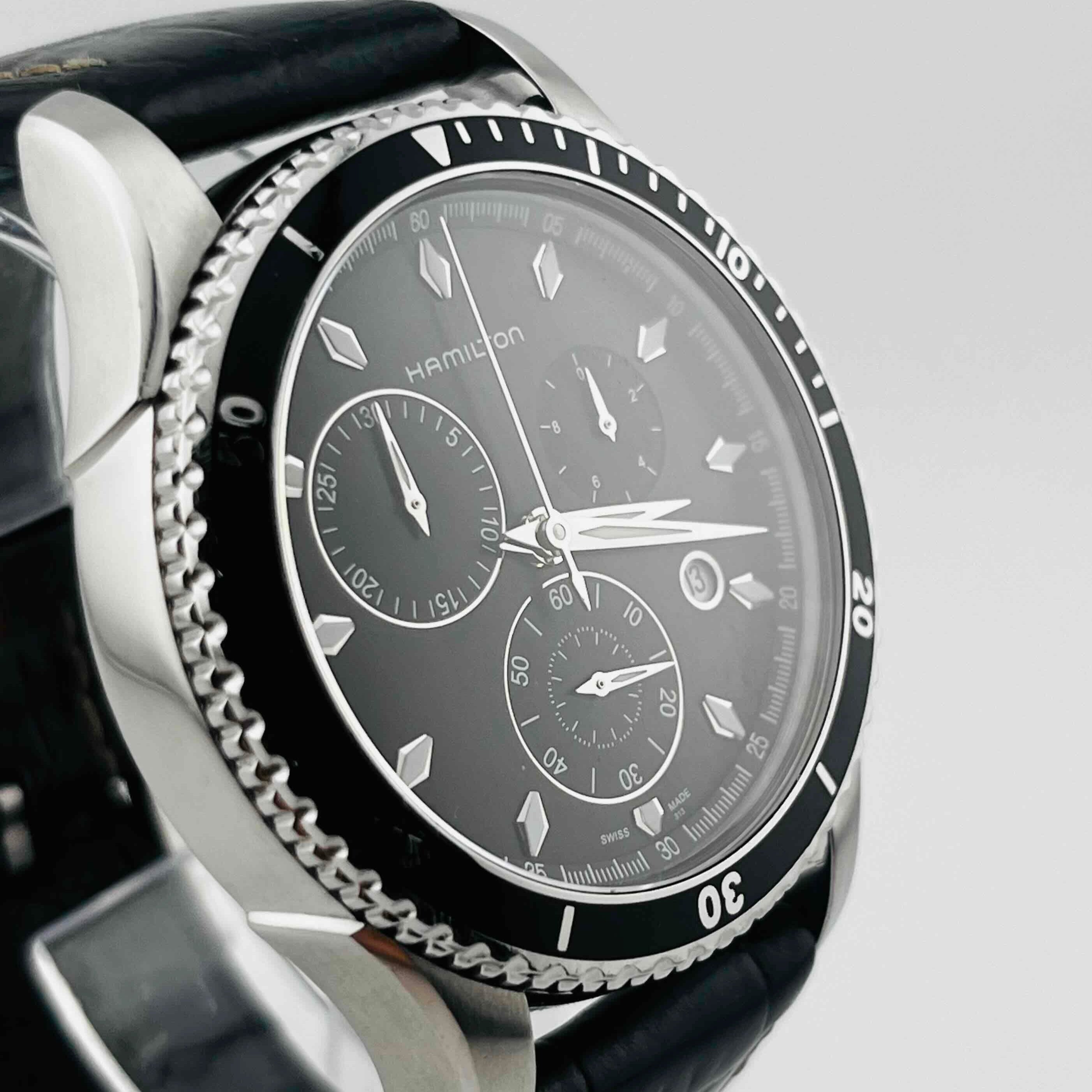 Hamilton Jazzmaster seaview Chrono H375120 Men's Quartz With box