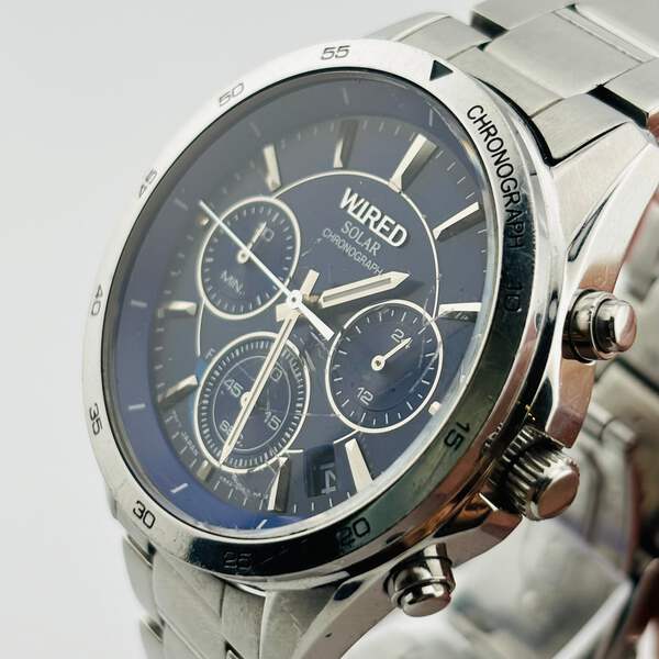 SEIKO WIRED VR42-0AB0 Solar Windshield has scratches
