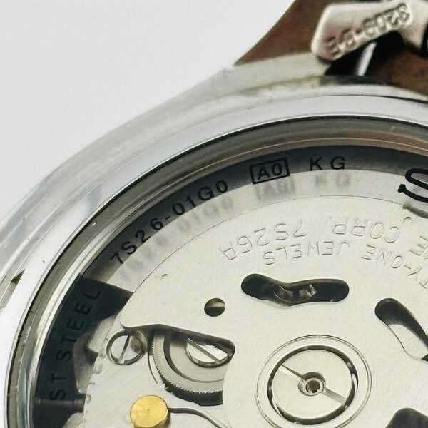 SEIKO 5SPORTS 7S26-01G0 Automatic Transparent back case Day Date