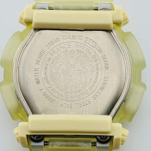 CASIO G-SHOCK DW-9000K Quartz Near Mint ICREC Clear Color Irukuji 