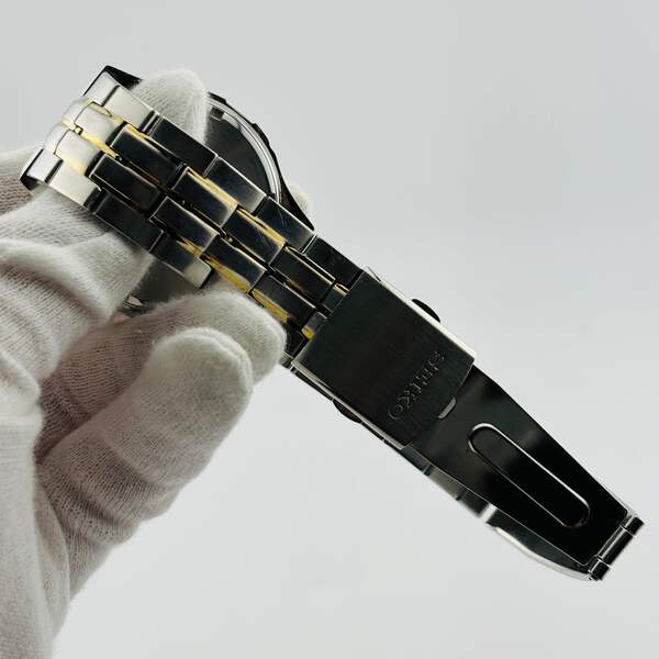 SEIKO V157-0AG0 Solar The belt is broken calendar White Dial Men's