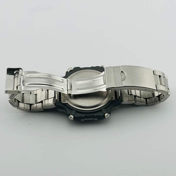 CASIO DURO DRO-212 Quartz Chronograph Black Dial Illuminator Men's