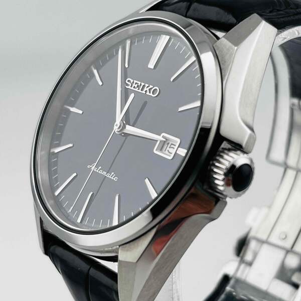 SEIKO Presage 6R15-03S0 Automatic Navy Dial Brown Leather