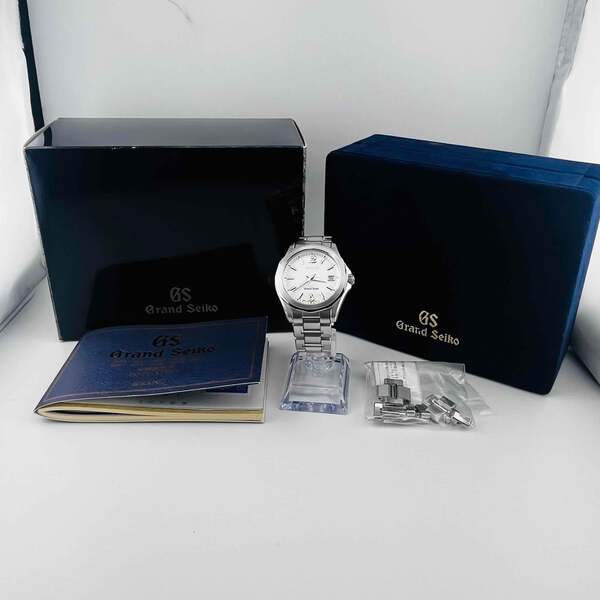 GRAND SEIKO SBGX033 9F62-0A60 Quartz Date White Dial Men's