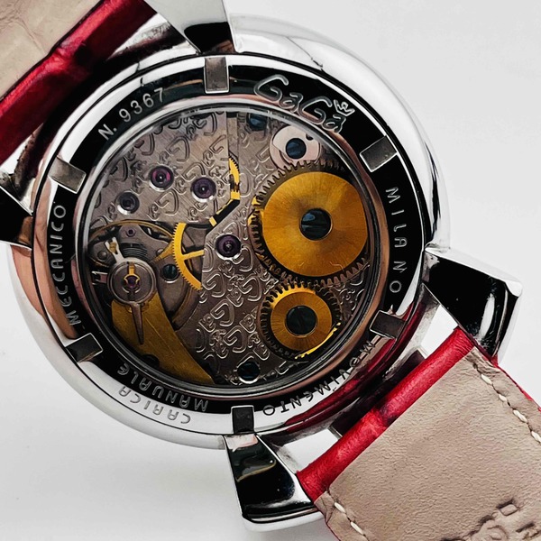 GaGa MILANO Manuale 48 N.9367 Men's Watch Spare belt included | eBay