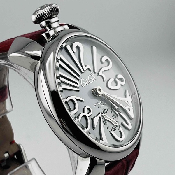 GaGa MILANO Manuale 48 N.9367 Men's Watch Spare belt included | eBay