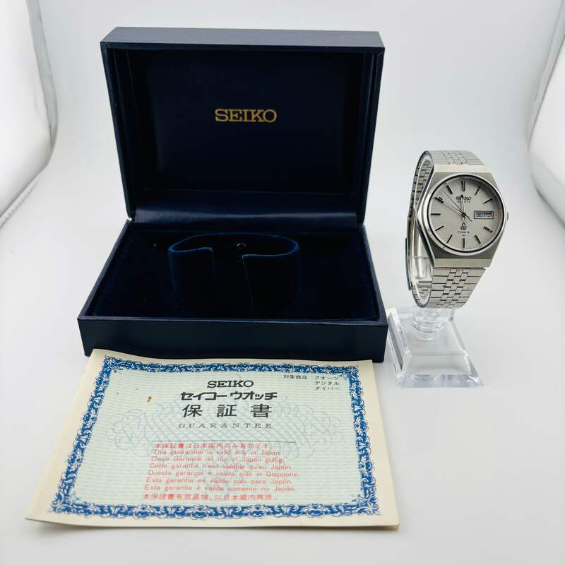 最適な材料 Quartz 4336-8030 Ⅱ TYPE SEIKO Day function Calendar Date 時計