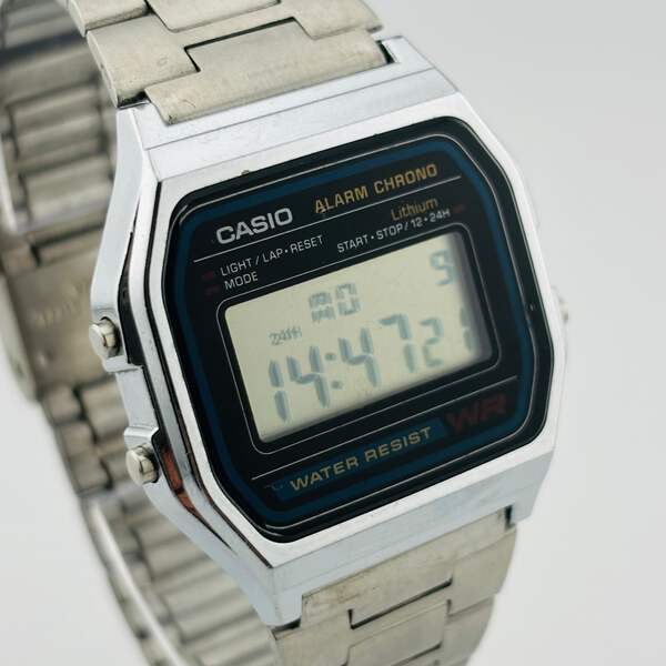 CASIO A158W Quartz Windshield has scratches Waterproof for daily