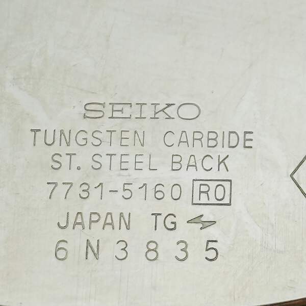 SEIKO ドルチェ 7731-5160 箱付き SEIKO Dolce 7731-5160 Quartz Belt damaged Any scene