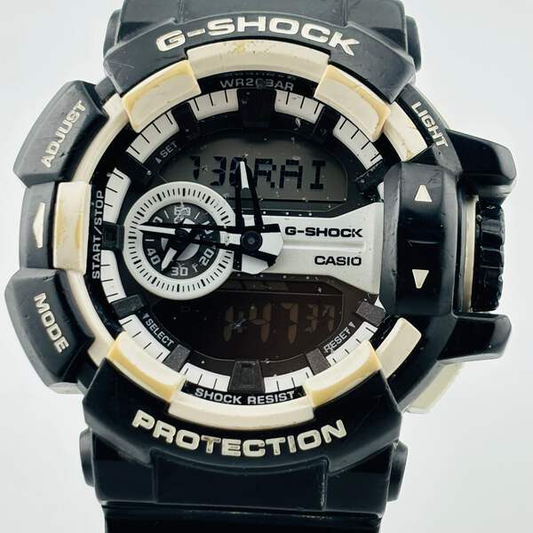 CASIO G-SHOCK GA-400 Quartz Windshield damaged Water resistant to