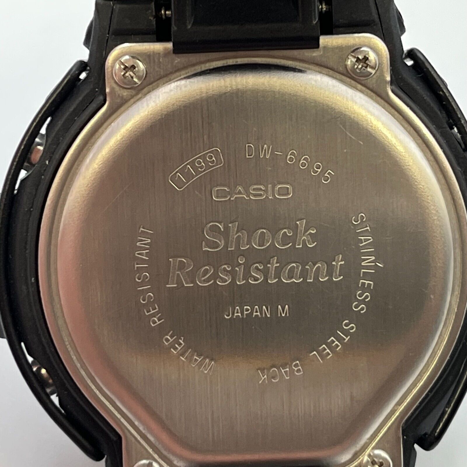 Casio G-SHOCK DW-6695-A Backlight Initial A Replace with separate