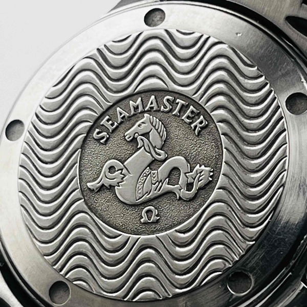 OMEGA Seamaster Quartz 200M 666ft Belt dirty Black Dial 36.1
