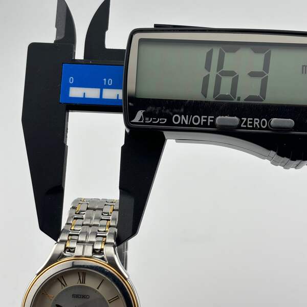 SEIKO DOLCE V181-0AC0 Solar White shell dial Men's Watches