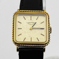 人気ブランド新作豊富 LONGINES 817 21.0mm Watch Ladies Hand-wound Square Gold 4333 その他