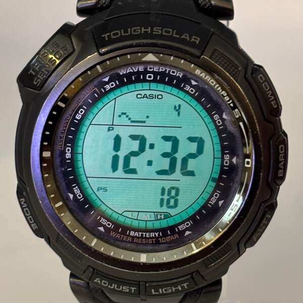 CASIO PROTREK PRW-1300YTJ Tough Solar Super Slim Line Water 