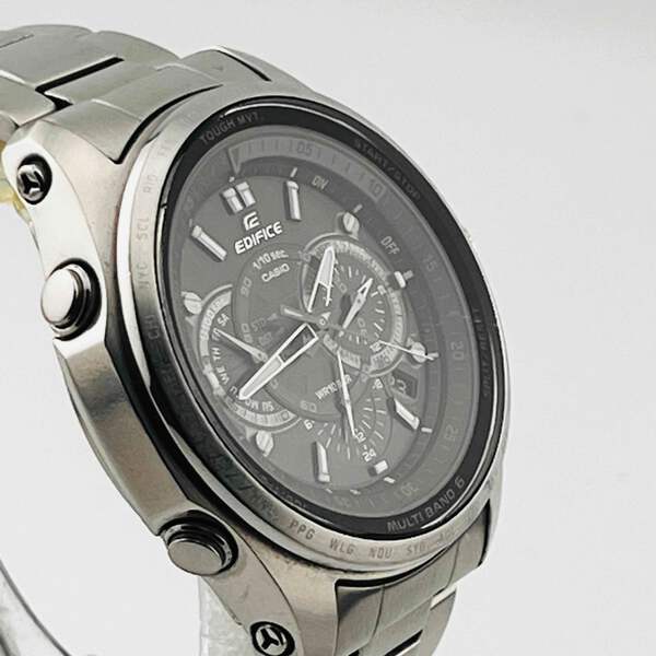 CASIO Edifice EQW-T720 MULTIBAND6 Black Men's Watch 41.8mm | eBay